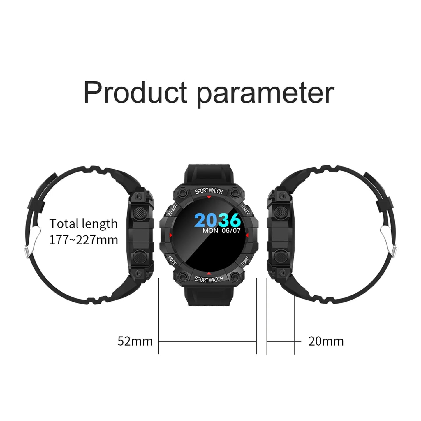 FD68S Novo Smart Watch Bluetooth Smartwatch Touch